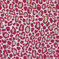 Thibaut African Leopard Fuchsia AF72980 Manor Collection Multipurpose Fabric