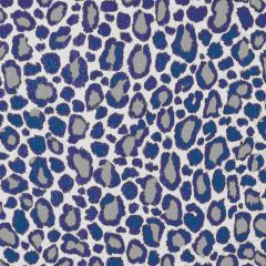 Thibaut African Leopard Navy AF72981 Manor Collection Multipurpose Fabric