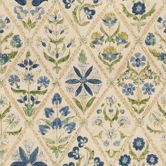 Lee Jofa Susani Trellis Blue / Green 2010120-53 by Oscar De La Renta Multipurpose Fabric