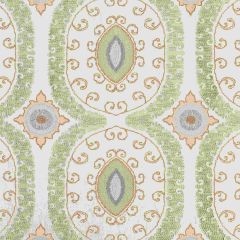 Thibaut Castile Embroidery Beige AW72974 Manor Collection Drapery Fabric