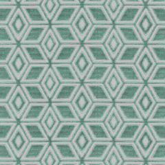 Thibaut Jardin Maze Velvet Aqua AW72983 Manor Collection Multipurpose Fabric