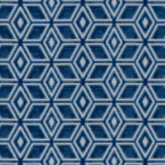 Thibaut Jardin Maze Velvet Navy AW72986 Manor Collection Multipurpose Fabric