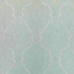 Thibaut Sterling Paisley Aqua AW73024 Meridian Collection Indoor Upholstery Fabric