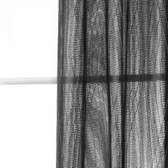 Robert Allen Contract Optic Moves Black Silver 240919 Decorative Sheers Collection Drapery Fabric