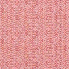 F Schumacher Diamond Strie Pink and Orange 75922 Indoor / Outdoor Prints and Wovens Collection Upholstery Fabric