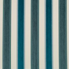 Robert Allen High Lo Stripe Blue Pine 257270 Enchanting Color Collection Indoor Upholstery Fabric