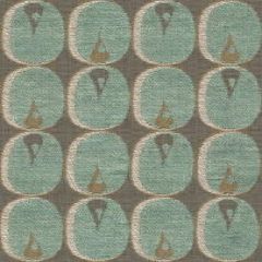 Lee Jofa Modern Oval Flame Aqua GWF-2924-13 by Allegra Hicks Indoor Upholstery Fabric