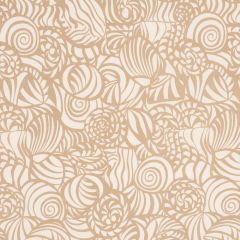 F Schumacher Seashells Sand 176680 Indoor / Outdoor Prints and Wovens Collection Upholstery Fabric