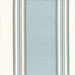 F Schumacher Ava Silk Stripe Cornflower 52372 Indoor Upholstery Fabric