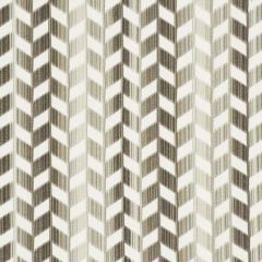 F Schumacher Chevron Strie Velvet Stone 72810 Cut and Patterned Velvets Collection Indoor Upholstery Fabric