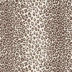 F Schumacher Iconic Leopard Brown 176450 Schumacher Classics Collection Indoor Upholstery Fabric