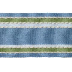 Duralee Tape - Embroidered 7320-11 Turquoise Interior Trim