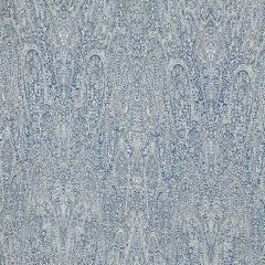 Robert Allen Ring In Calypso Blue 241027 Botanical Color Collection Indoor Upholstery Fabric