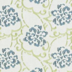 Duralee Song Aqua/Green 73034-601 Barton Embroideries Collection Multipurpose Fabric