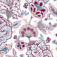 Duralee Florebela Red and Blue DE42664-73 By Tilton Fenwick Indoor Upholstery Fabric