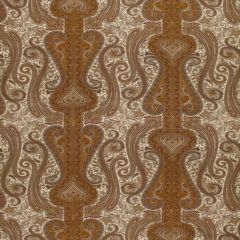 F Schumacher Chavant Paisley Caramel 170621 Indoor Upholstery Fabric