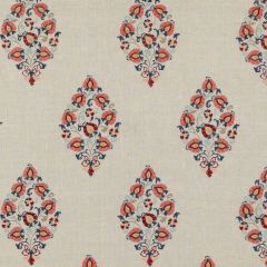G P and J Baker Wooton Red / Blue Bf10923-1 Portobello Collection Multipurpose Fabric