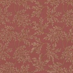 G P and J Baker Chelsea Fern Red Bf10945-450 Ashmore Collection Drapery Fabric