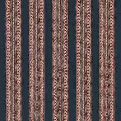 GP and J Baker Worlds Apart Indigo 11059-2 Kit Kemp Stripes Collection Multipurpose Fabric