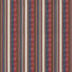 GP and J Baker Runaway Indigo Red 11060-2 Kit Kemp Stripes Collection Multipurpose Fabric