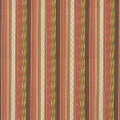 GP and J Baker Runaway Coral Green 11060-3 Kit Kemp Stripes Collection Multipurpose Fabric