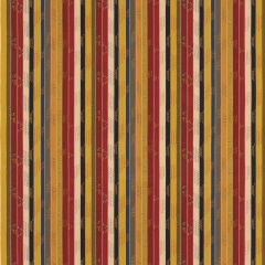 GP and J Baker Jogalong Red Ochre 11061-2 Kit Kemp Stripes Collection Multipurpose Fabric