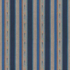 GP and J Baker Bunty Indigo 11062-2 Kit Kemp Stripes Collection Multipurpose Fabric