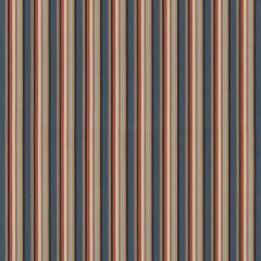 GP and J Baker Wild One Indigo Cocoa 11063-2 Kit Kemp Stripes Collection Multipurpose Fabric