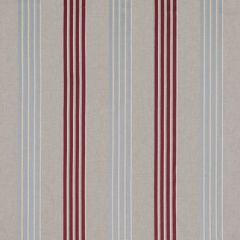 Clarke and Clarke Wensley Raspberry / Duckegg F0941-03 Multipurpose Fabric