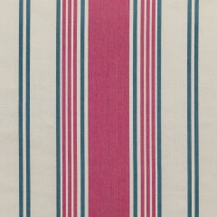 Lee Jofa Derby Stripe Cerise / Blue BFC3686-517 Blithfield Collection Indoor Upholstery Fabric