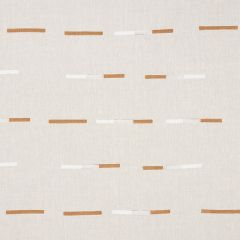 F Schumacher Overlapping Dashes Brown and White 74030 by Caroline Z Hurley Indoor Upholstery Fabric
