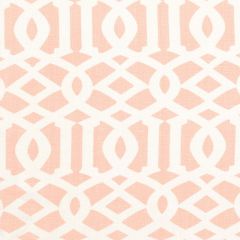 F Schumacher Imperial Trellis II Blush 174416 Print Happy Collection Indoor Upholstery Fabric