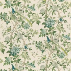 GP And J Baker Hydrangea Bird Green Bp10851-2 Chifu Collection Multipurpose Fabric