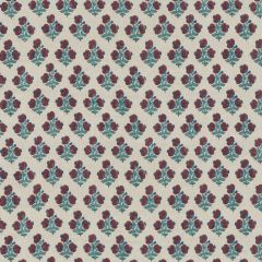 G P and J Baker Jaipur Poppy Red / Blue Bp10916-1 Portobello Collection Multipurpose Fabric