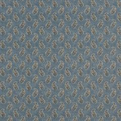 GP and J Baker Patola Paisley Blue BP10930-3 Caspian Collection Multipurpose Fabric