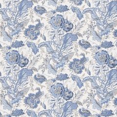 GP and J Baker Indienne Flower Blue BP10938-1 Caspian Collection Multipurpose Fabric