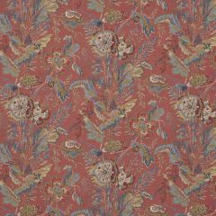 G P and J Baker Indienne Flower Red Bp10938-4 Caspian Collection Multipurpose Fabric