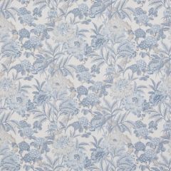 GP and J Baker Summer Peony Blue BP10950-1 Ashmore Collection Multipurpose Fabric