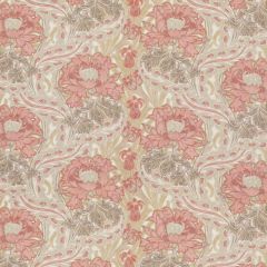 GP and J Baker Brantwood Cotton Coral/Sand BP10969-1 Original Brantwood Fabric Collection Multipurpose Fabric
