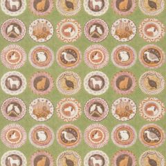 GP and J Baker Robina's Dinner Party Green 11047-3 Kit Kemp Prints and Embroideries Collection Multipurpose Fabric