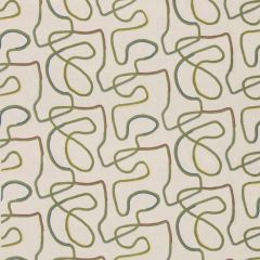 GP and J Baker Ring Road Sage 11054-2 Kit Kemp Prints and Embroideries Collection Drapery Fabric
