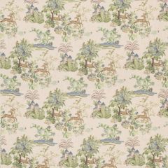 GP and J Baker Knight's Tale Sage Blue 11058-3 Kit Kemp Prints and Embroideries Collection Multipurpose Fabric