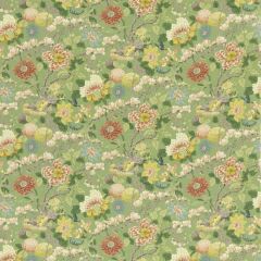 GP and J Baker Little Magnolia Emerald 11075-1 Eldon Collection Multipurpose Fabric