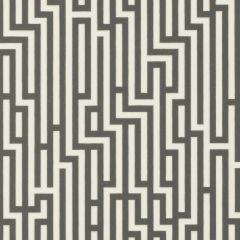 GP and J Baker Fretwork Charcoal 45007-6 Signature Collection Wall Covering