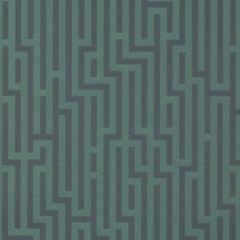 GP and J Baker Fretwork Indigo / Teal 45007-9 Signature Collection Wall Covering