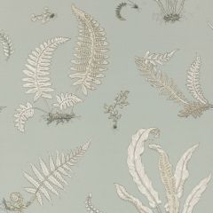 GP and J Baker Ferns Soft Blue 45044-7 Signature Collection Wall Covering