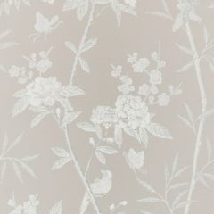 GP and J Baker Peony and Blossom Soft Grey 45066-7 Signature Collection Wall Covering
