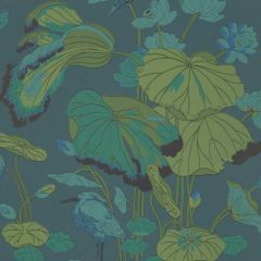GP and J Baker Nympheus Teal 45083-2 Signature Collection Wall Covering