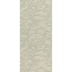 GP and J Baker Heron and Lotus Flower Aqua 45089-3 Signature II Wallpapers Collection Wall Covering