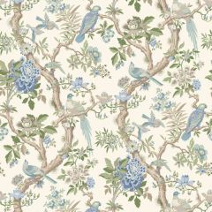 GP and J Baker Eltham Blue 45094-1 Ashmore Wallpaper Collection Wall Covering